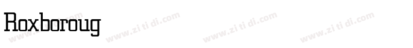 RoxboroughCF Light字体转换 RoxboroughCF Light字体转换